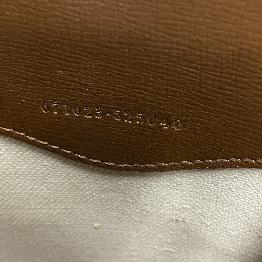GUCCI Tote Bag 671623 GG Supreme canvas, leather Brown Interlocking G