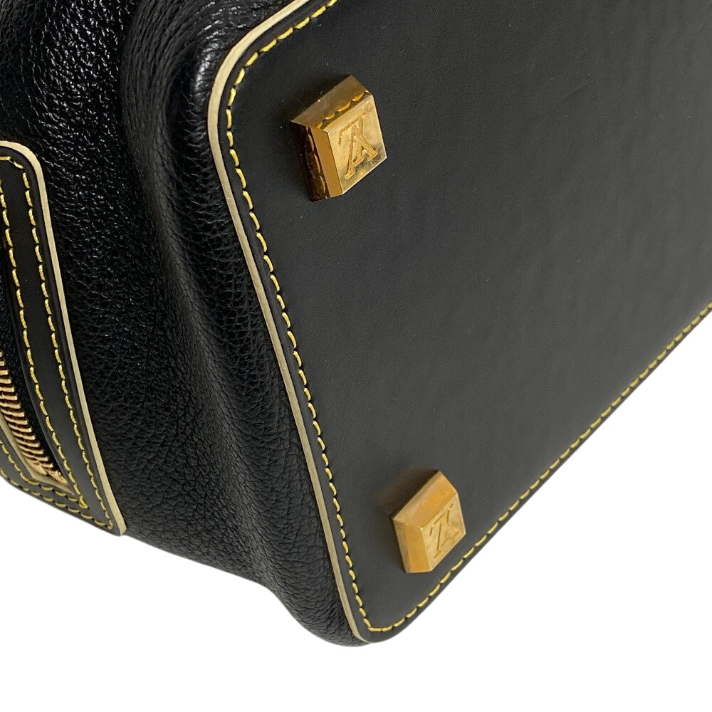 LOUIS VUITTON Handbag M91805 Suhali, goat leather black Suhali line Angenu PM
