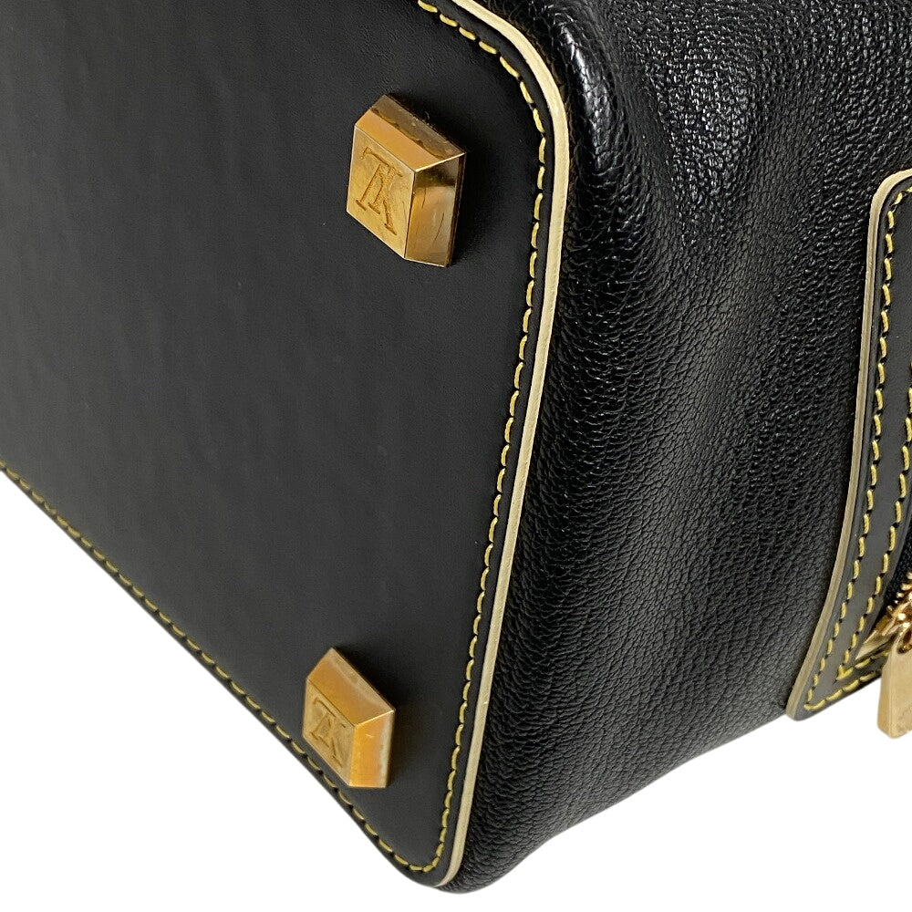 LOUIS VUITTON Handbag M91805 Suhali, goat leather black Suhali line Angenu PM