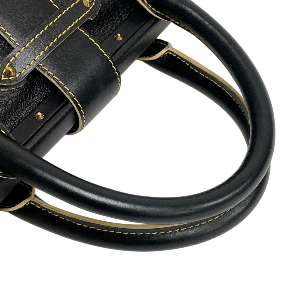 LOUIS VUITTON Handbag M91805 Suhali, goat leather black Suhali line Angenu PM