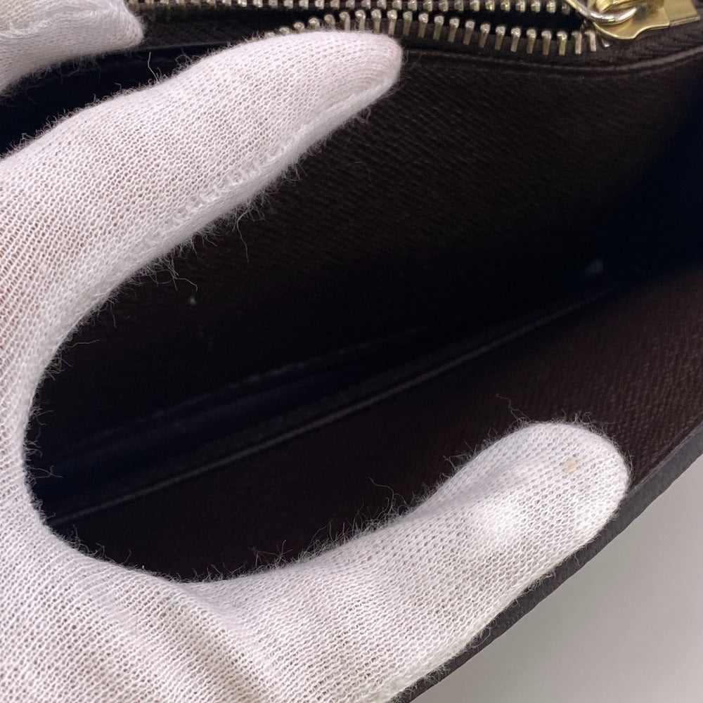 LOUIS VUITTON Tri-fold wallet N63067 leather Brown Damier Portefeuille Alexandra