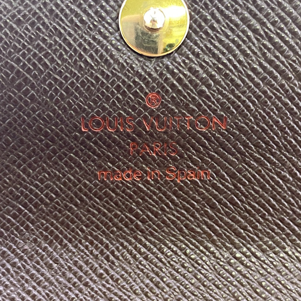 LOUIS VUITTON Tri-fold wallet N63067 leather Brown Damier Portefeuille Alexandra