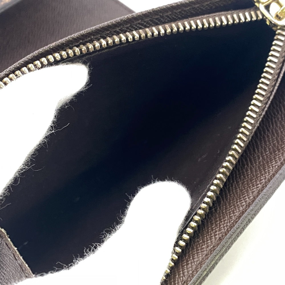 LOUIS VUITTON Tri-fold wallet N63067 leather Brown Damier Portefeuille Alexandra