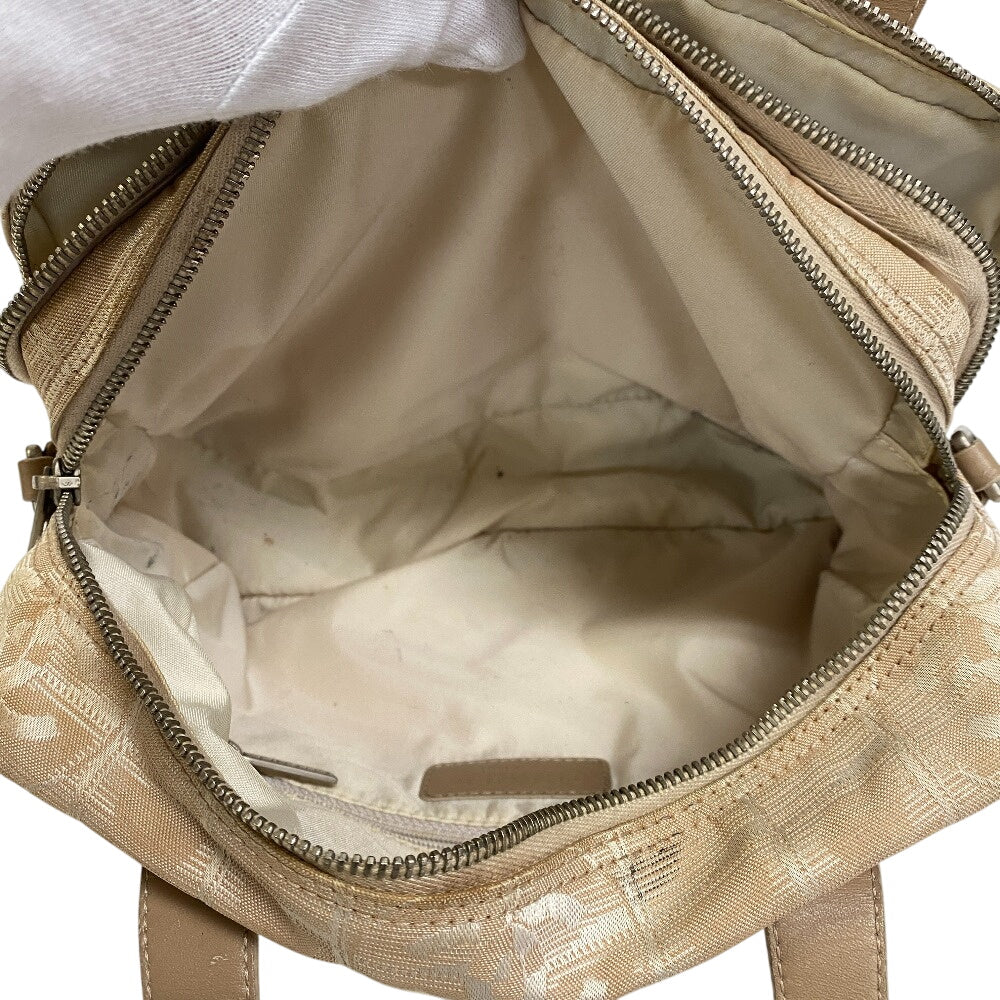 CHANEL Handbag Nylon, Leather beige New travel line