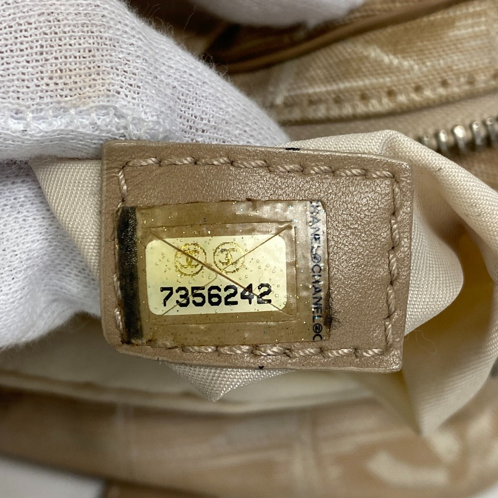 CHANEL Handbag Nylon, Leather beige New travel line