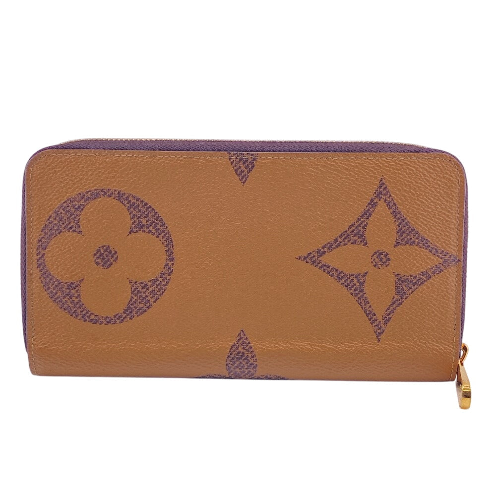 LOUIS VUITTON Long Wallet Purse M69353 leather Brown Monogram Giant Zippy wallet