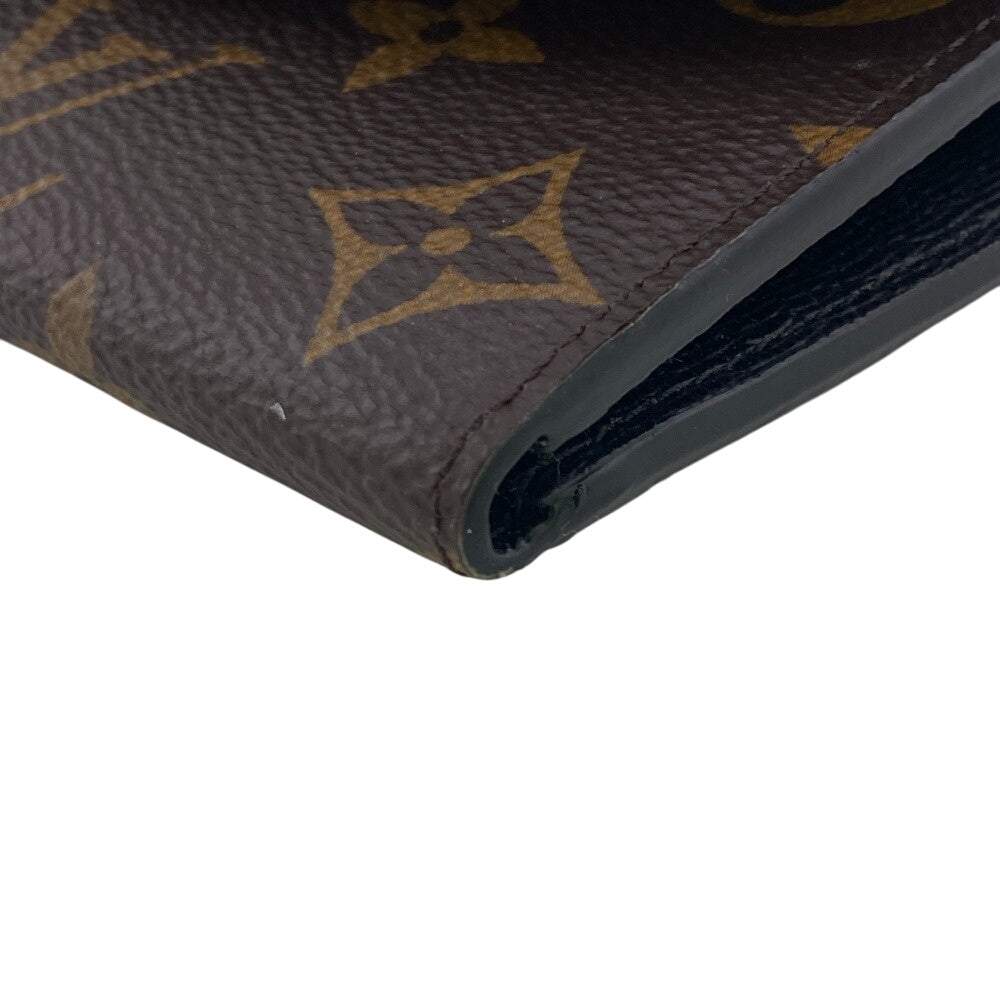 LOUIS VUITTON Long Wallet Purse M82157 leather Brown Monogram reverse Portefeuille Emily