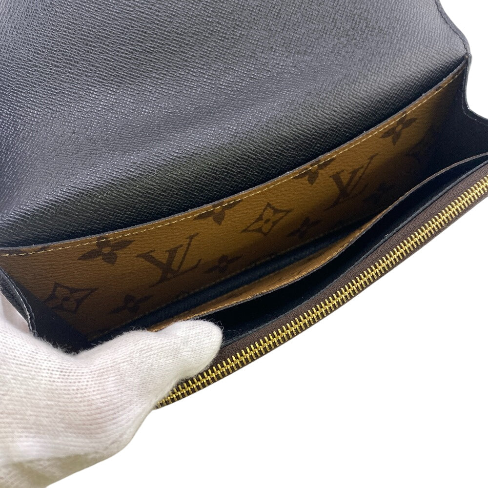 LOUIS VUITTON Long Wallet Purse M82157 leather Brown Monogram reverse Portefeuille Emily