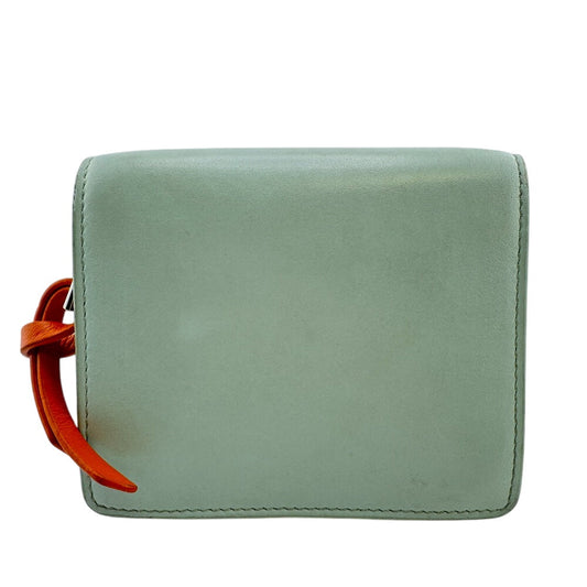 LOEWE Bifold Wallet leather blue anagram