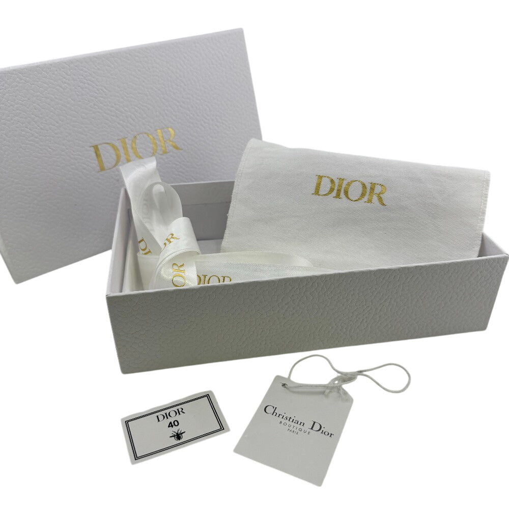 Dior Coin case leather black saddle