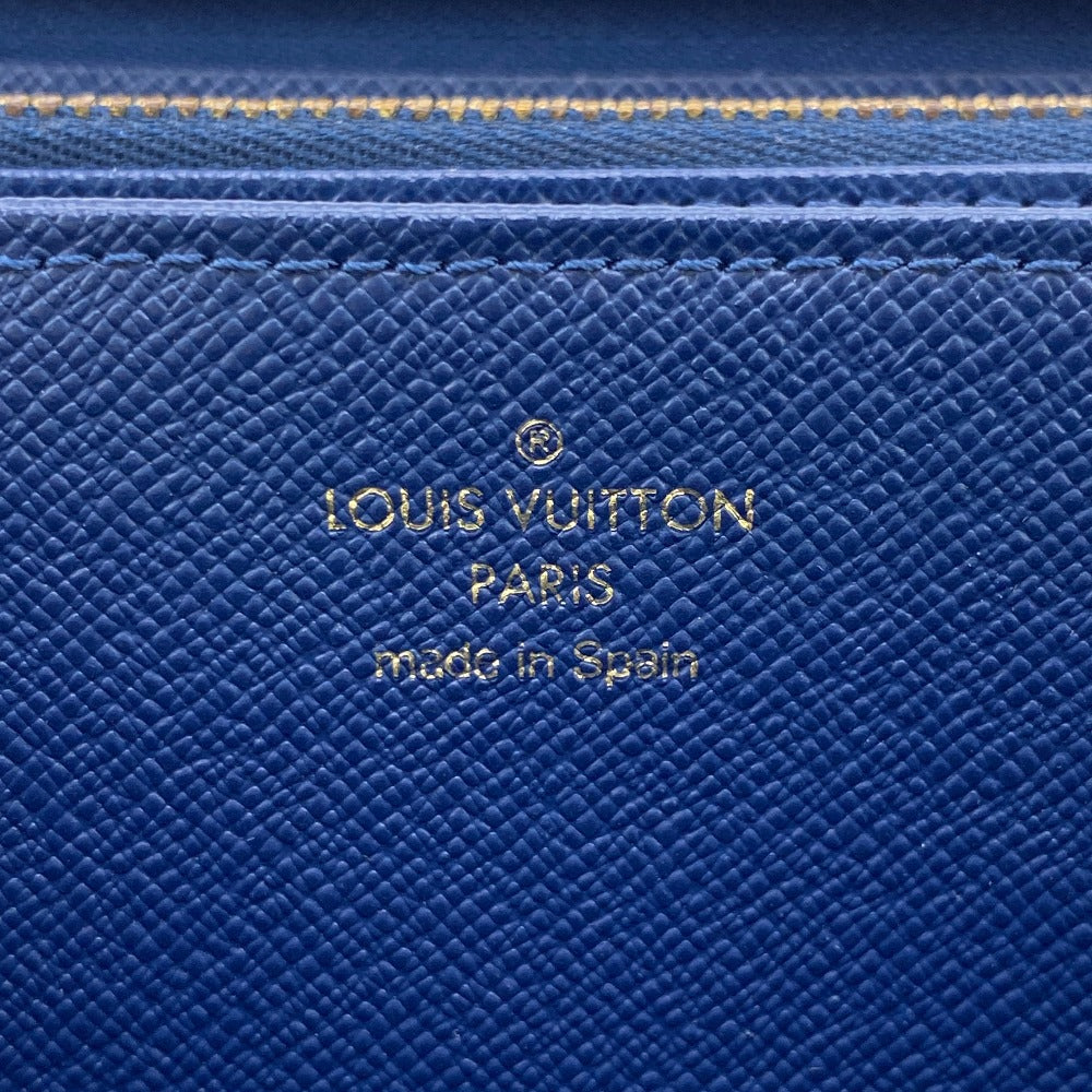 LOUIS VUITTON Bifold Wallet M81226 Monogram denim blue Monogram jacquard denim