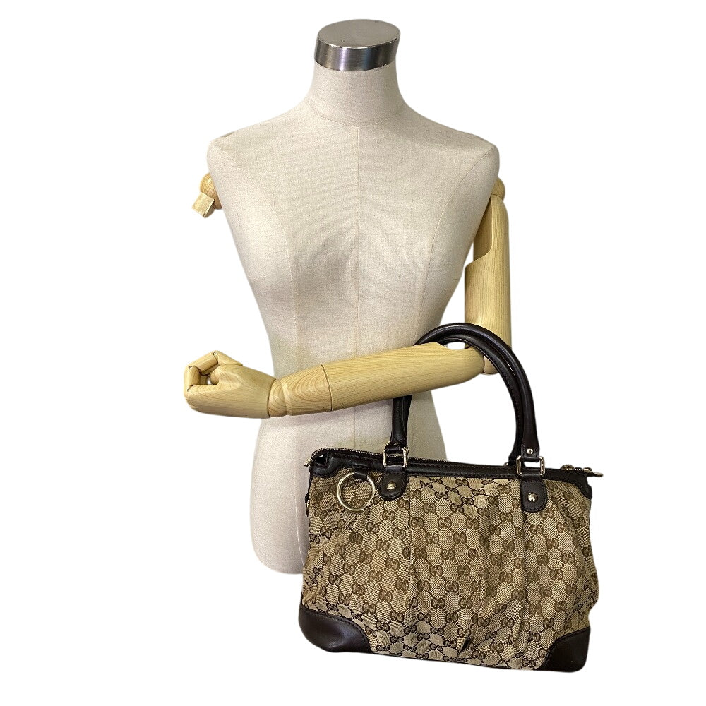GUCCI Handbag 247902 GG canvas Brown GG canvas