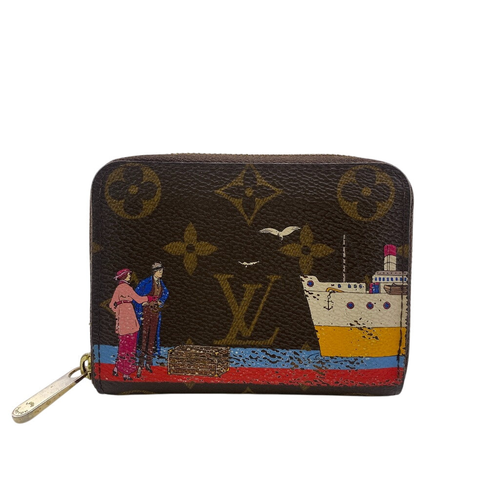 LOUIS VUITTON Coin case M62139 Monogram Brown Monogram Zip around purse