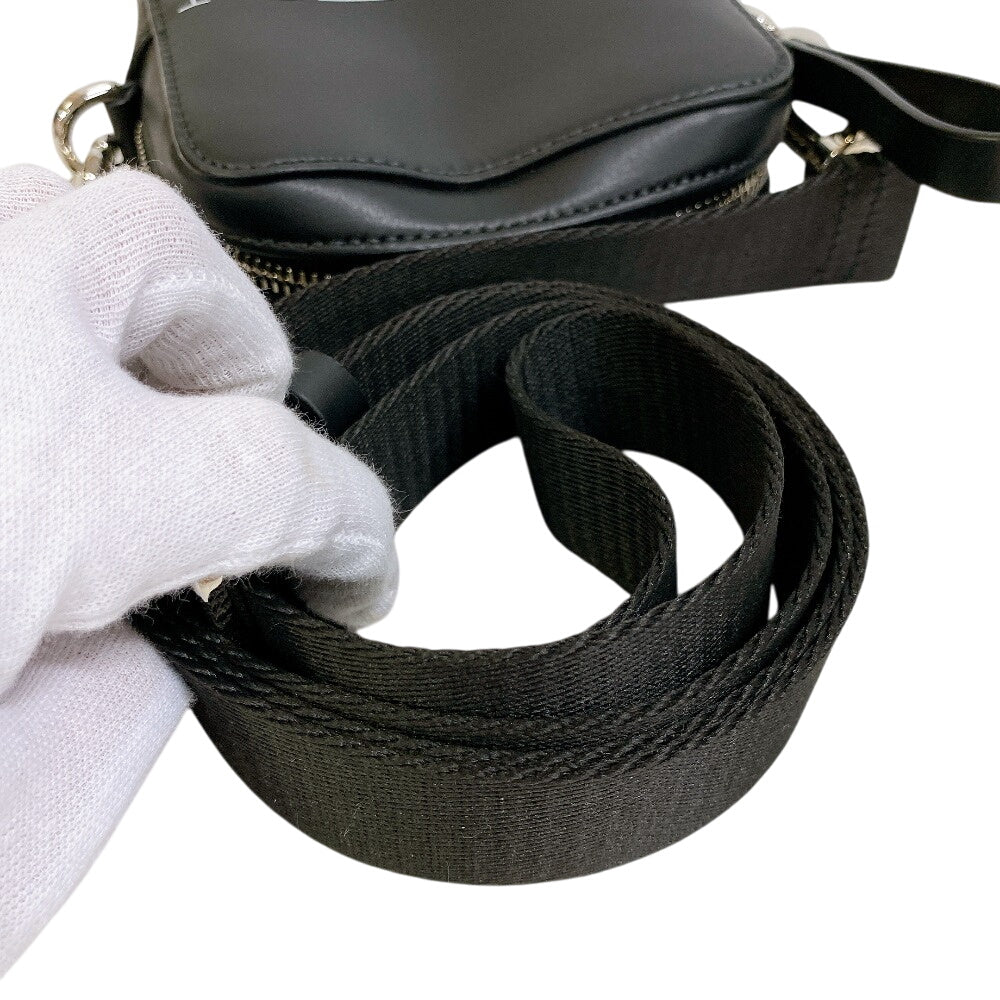 VALENTINO Shoulder Bag 5Y2B0943 Leather, Canvas black VLTN logo