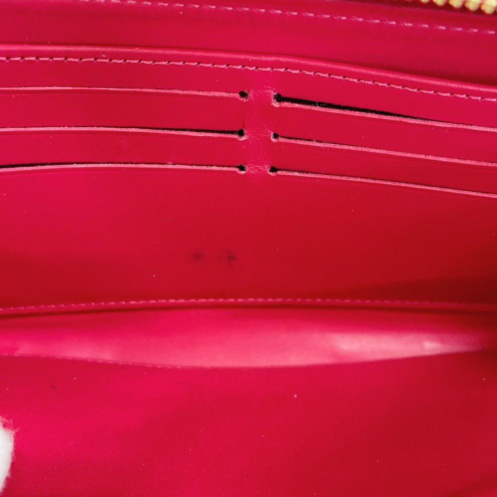 LOUIS VUITTON Long Wallet Purse M90346 Monogram Vernis pink Monogram Vernis Zippy wallet