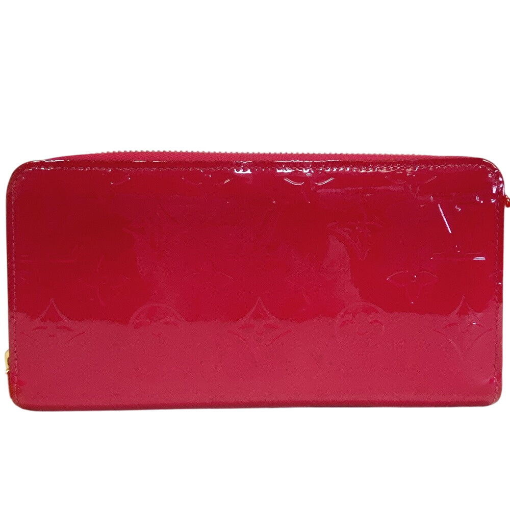 LOUIS VUITTON Long Wallet Purse M90346 Monogram Vernis pink Monogram Vernis Zippy wallet