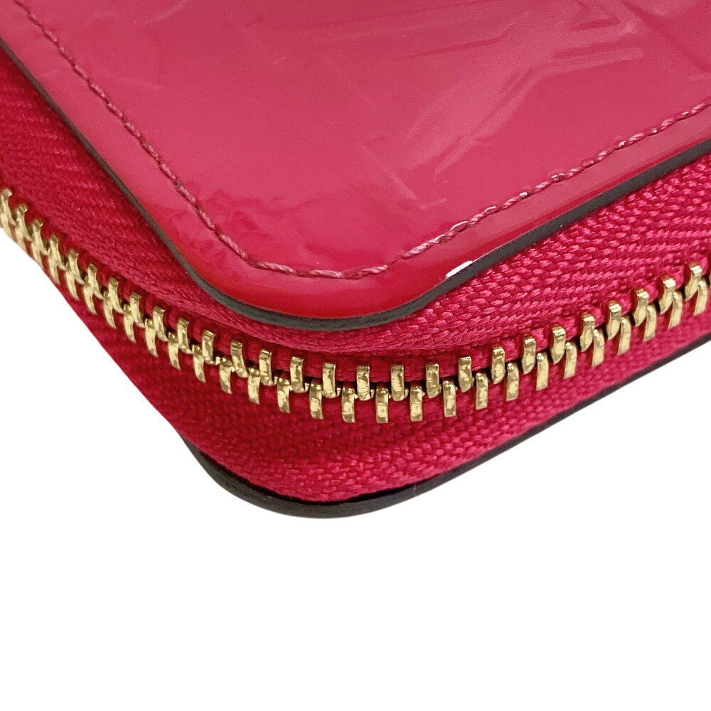 LOUIS VUITTON Long Wallet Purse M90346 Monogram Vernis pink Monogram Vernis Zippy wallet