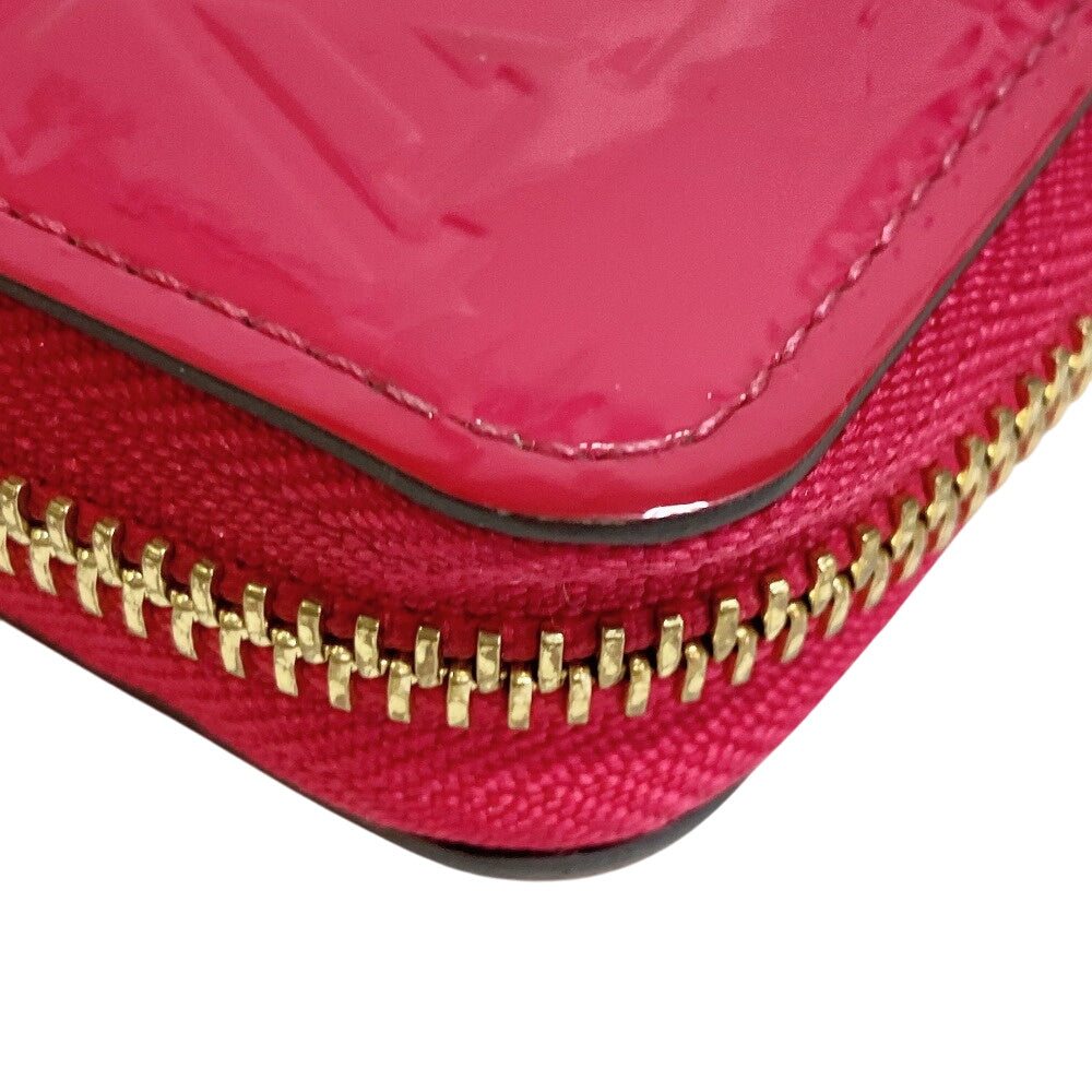 LOUIS VUITTON Long Wallet Purse M90346 Monogram Vernis pink Monogram Vernis Zippy wallet