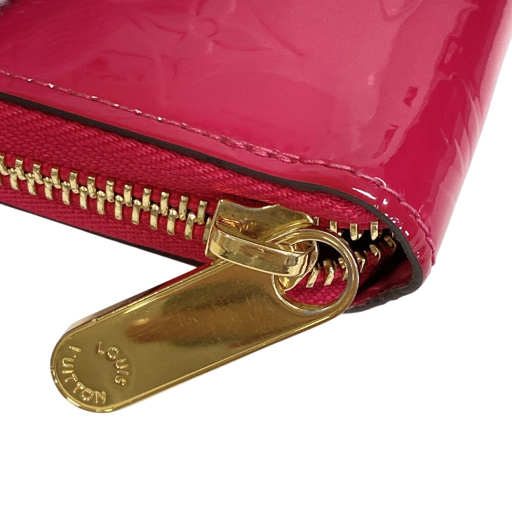 LOUIS VUITTON Long Wallet Purse M90346 Monogram Vernis pink Monogram Vernis Zippy wallet