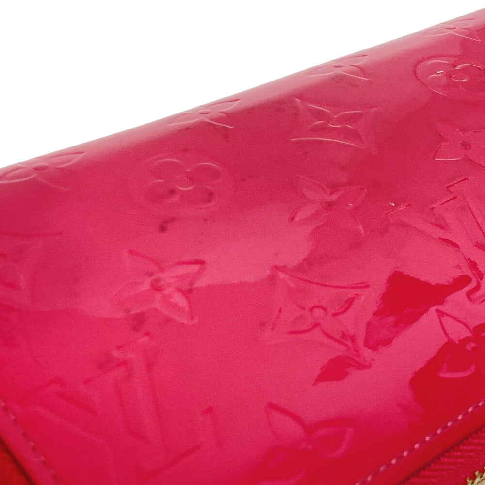 LOUIS VUITTON Long Wallet Purse M90346 Monogram Vernis pink Monogram Vernis Zippy wallet