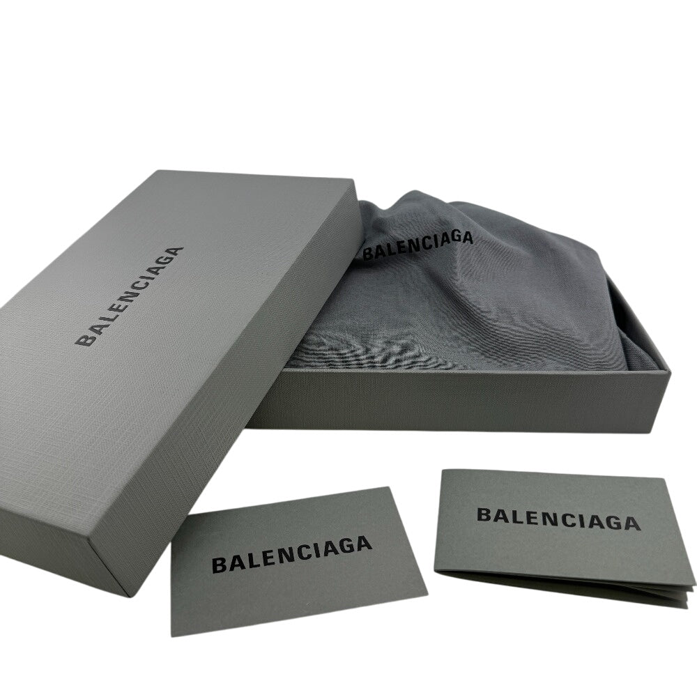 BALENCIAGA Long Wallet Purse 736732 leather beige envelope