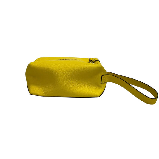 FENDI Clutch bag 7N0149 leather yellow FENDI FF