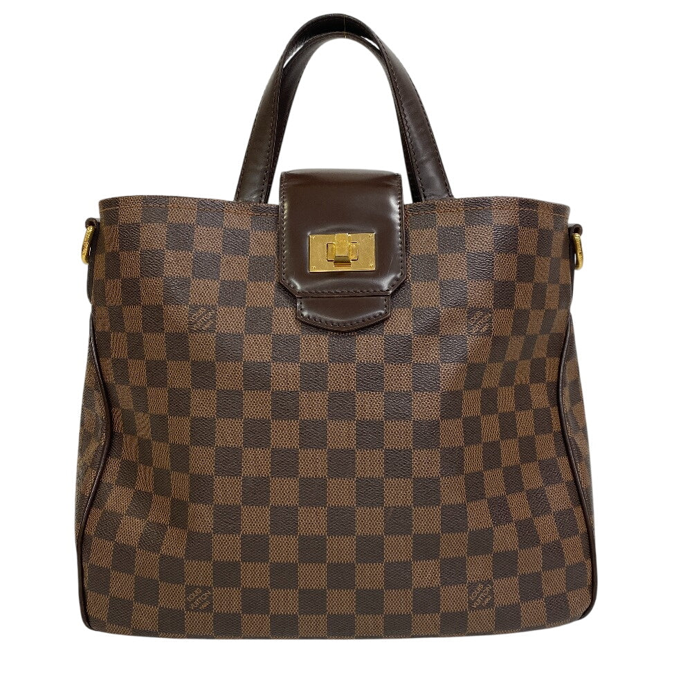 LOUIS VUITTON Handbag N41177 leather Brown Damier Hippo Roseberry