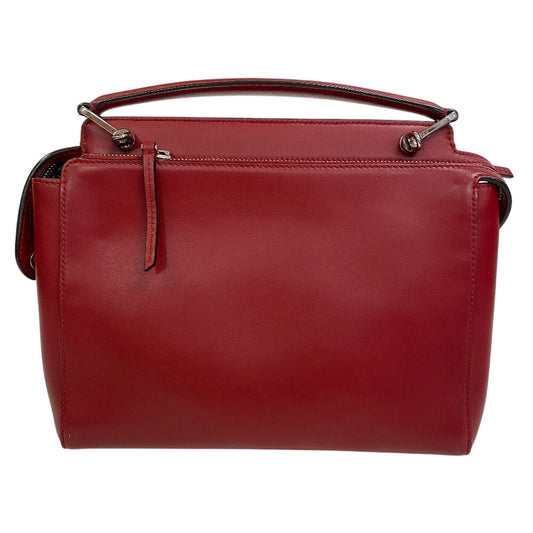 FENDI Shoulder Bag leather Red Dot com