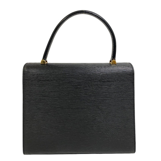 LOUIS VUITTON Handbag M52372 black Epi Malesherbes