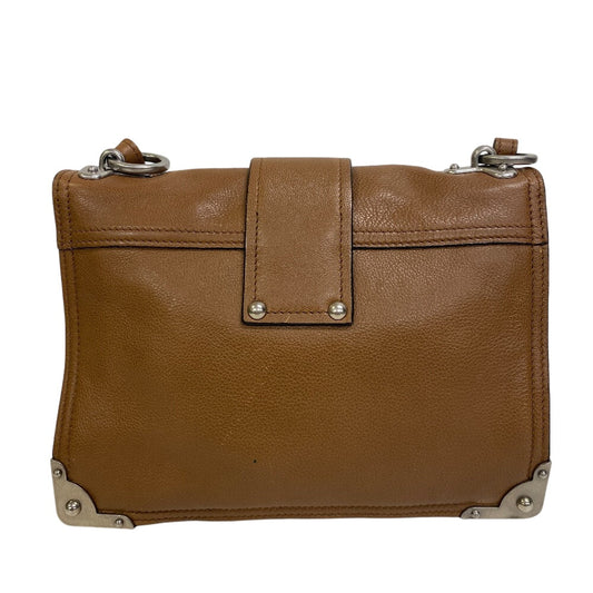 PRADA Shoulder Bag 1BD095 leather Brown