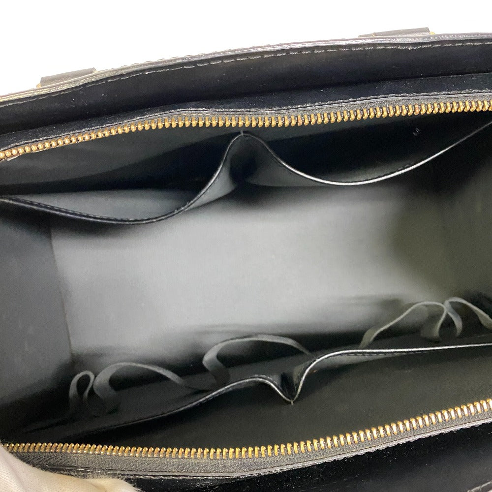LOUIS VUITTON Business bag M48182 leather Noir Epi Riviera