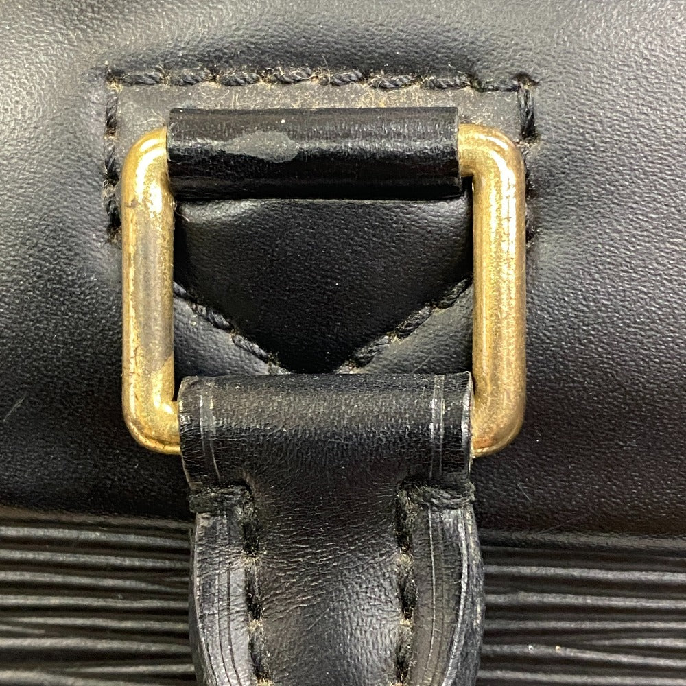 LOUIS VUITTON Business bag M48182 leather Noir Epi Riviera