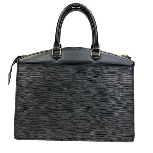 LOUIS VUITTON Business bag M48182 leather Noir Epi Riviera