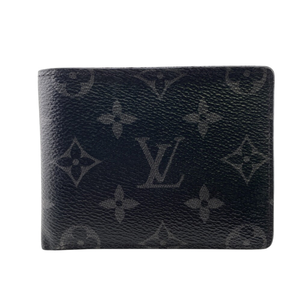 LOUIS VUITTON Bifold Wallet M62294 Monogram Eclipse black Portefeuille Slender
