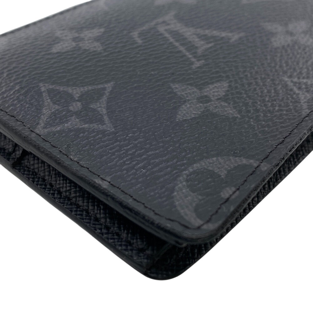 LOUIS VUITTON Bifold Wallet M62294 Monogram Eclipse black Portefeuille Slender