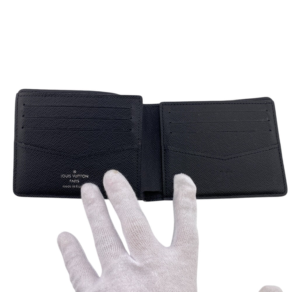 LOUIS VUITTON Bifold Wallet M62294 Monogram Eclipse black Portefeuille Slender