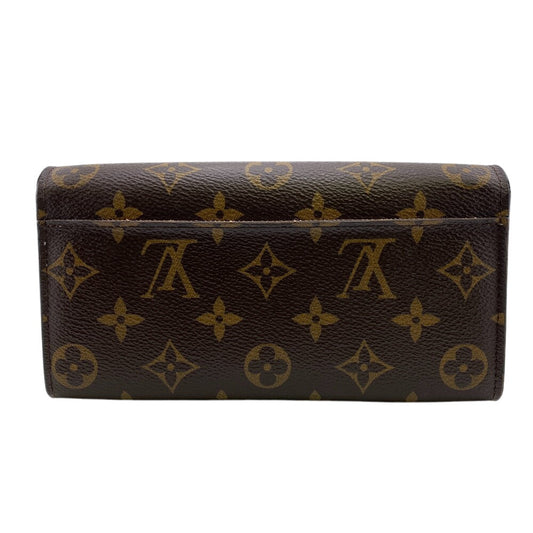 LOUIS VUITTON Long Wallet Purse M62235 Monogram Brown Portefeuille Sara