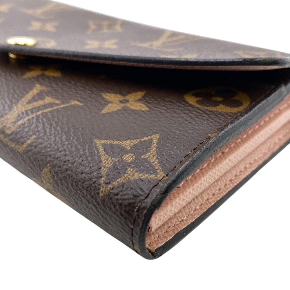 LOUIS VUITTON Long Wallet Purse M62235 Monogram Brown Portefeuille Sara