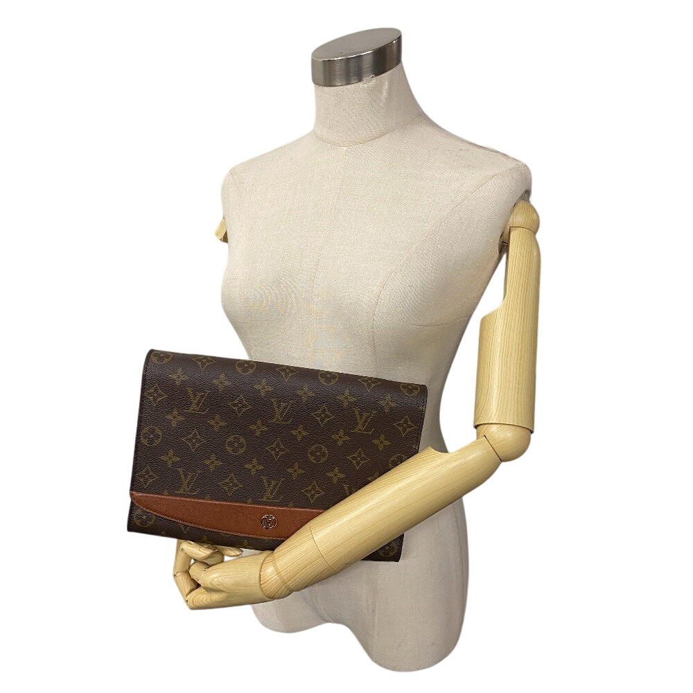 LOUIS VUITTON business bag M51798 leather Brown Monogram Bordeaux24