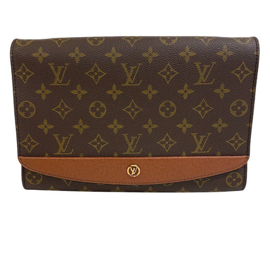 LOUIS VUITTON business bag M51798 leather Brown Monogram Bordeaux24