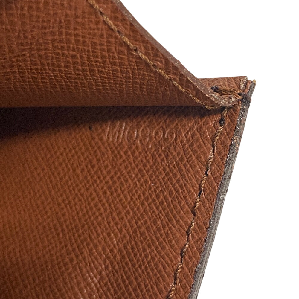 LOUIS VUITTON Clutch bag M51801 leather Brown Monogram Porto envelope