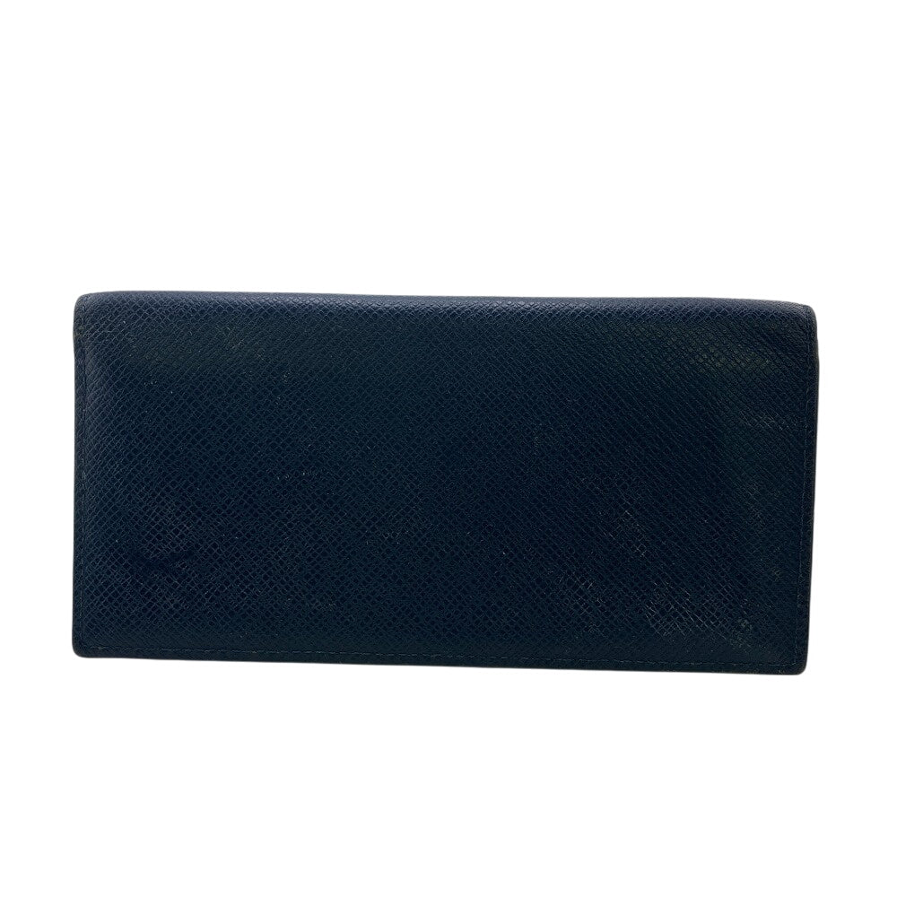 LOUIS VUITTON Long Wallet Purse M64508 leather Navy Taiga Portefeuille Alexander NM