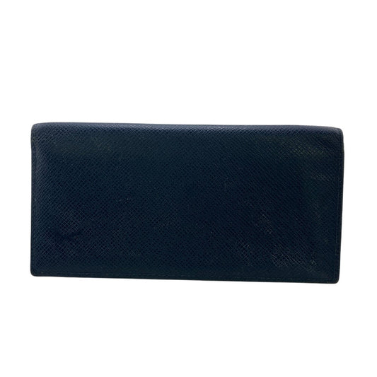 LOUIS VUITTON Long Wallet Purse M64508 leather Navy Taiga Portefeuille Alexander NM