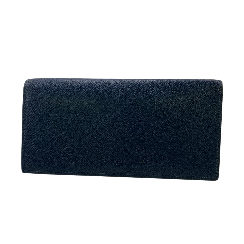 LOUIS VUITTON Long Wallet Purse M64508 leather Navy Taiga Portefeuille Alexander NM