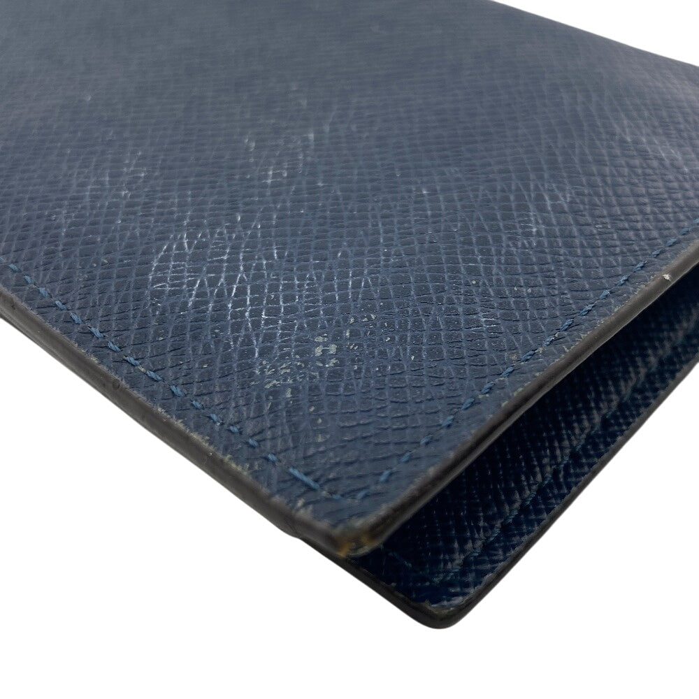 LOUIS VUITTON Long Wallet Purse M64508 leather Navy Taiga Portefeuille Alexander NM
