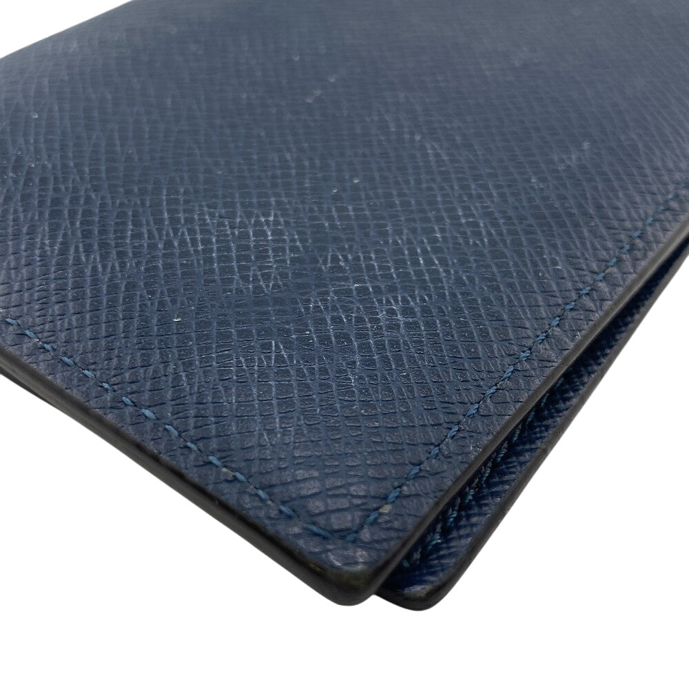 LOUIS VUITTON Long Wallet Purse M64508 leather Navy Taiga Portefeuille Alexander NM