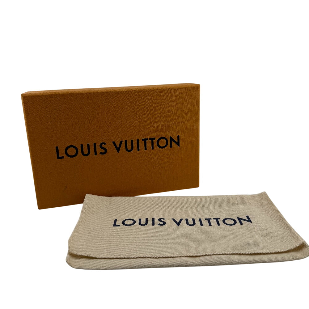 LOUIS VUITTON Long Wallet Purse ダミエポップ leather yellow Damier Pop Portefeuille Brazza