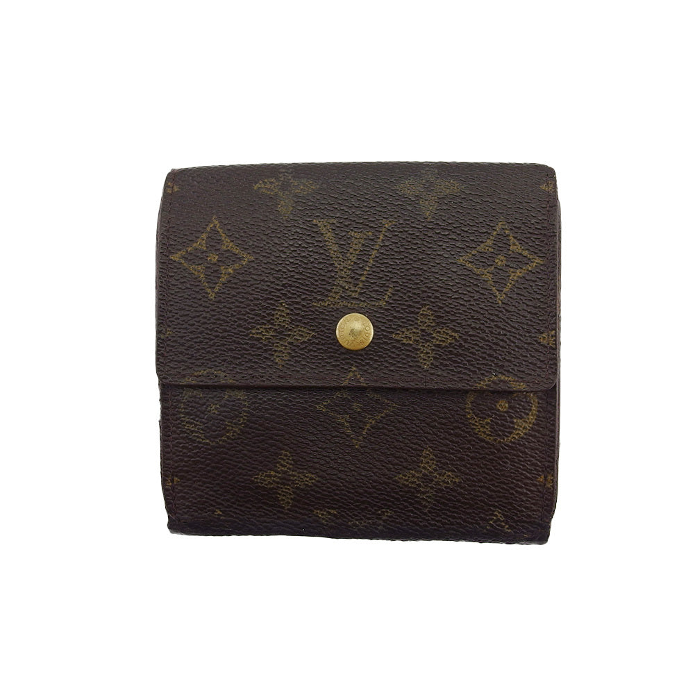 LOUIS VUITTON Bifold Wallet M61652 Brown beige Porte Monnaie Billets Cartes Credit