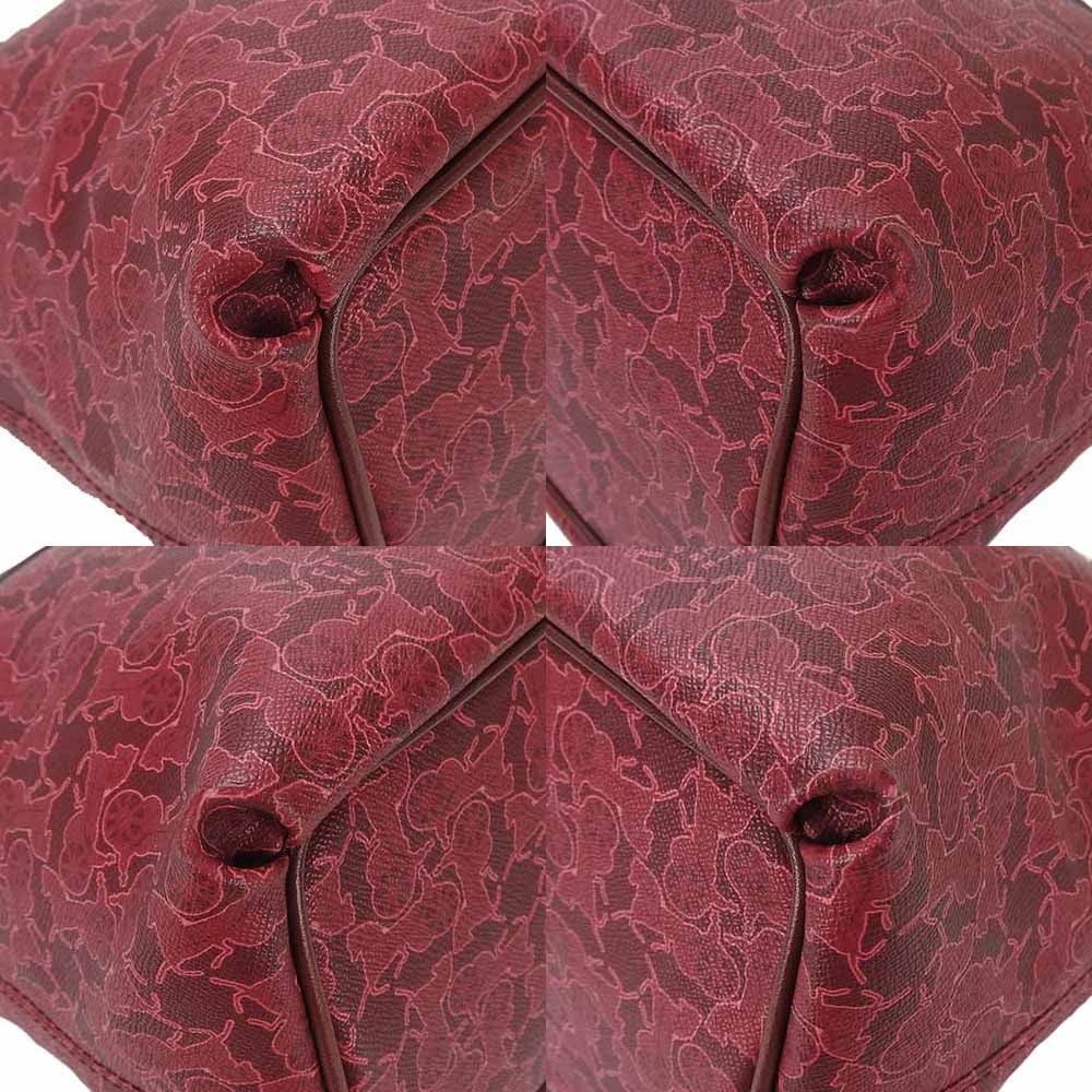 CELINE Handbag PVC, Leather pink Women Used Authentic