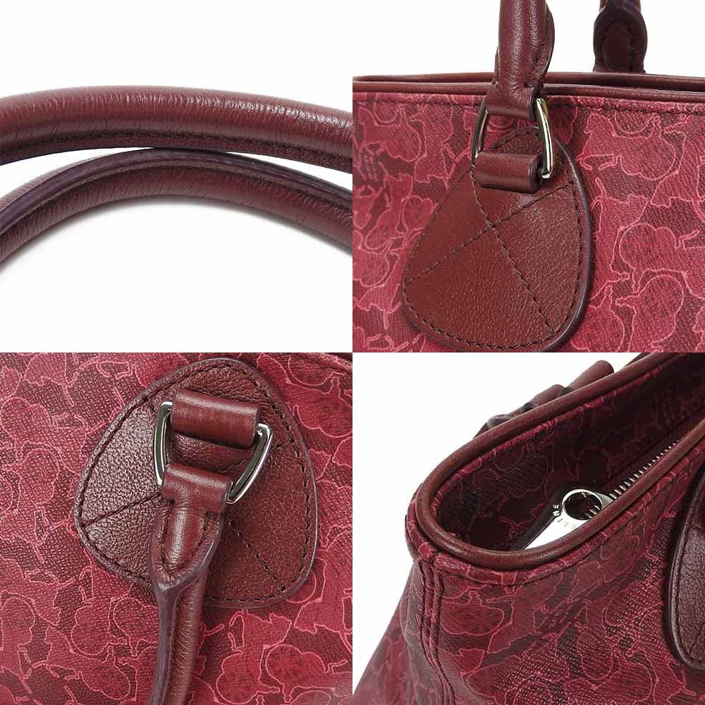 CELINE Handbag PVC, Leather pink Women Used Authentic
